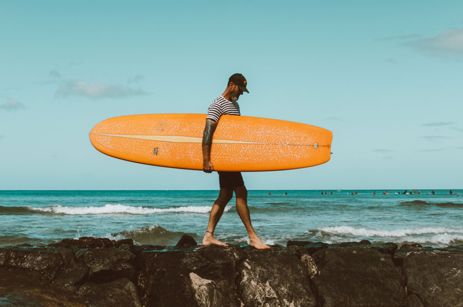 surfear pasados los 50